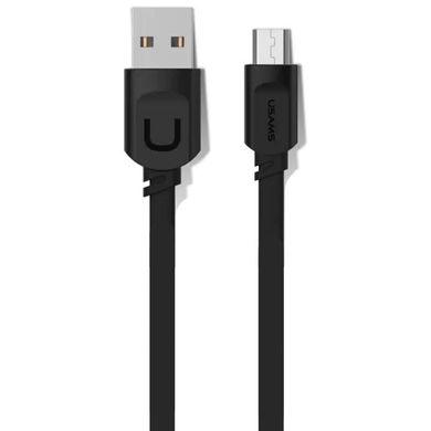 Кабель Micro-USB to USB Usams US-SJ012 0,25 метрів чорний Black фото