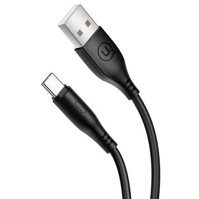 USB Cable Usams US-SJ267 Round U18 Type-C Black 1m фото