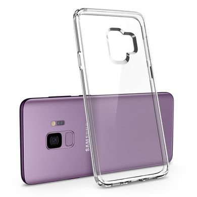 Чохол протиударний Spigen Original Ultra Hybrid Crystal для Samsung Galaxy S9 Plus силіконовий прозорий Clear фото