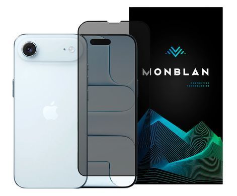Захисне скло Monblan 2.5D Anti Peep для iPhone 17 Air Black фото