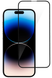 Захисне скло для iPhone 14 Pro CAA 2.5D чорна рамка Black фото
