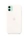 Чехол силиконовый soft-touch ARM Silicone Case для iPhone 11 белый White