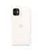 Чехол силиконовый soft-touch ARM Silicone Case для iPhone 11 белый White