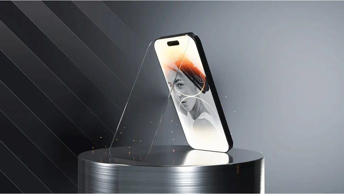 Захисне скло iLera Infinity FullCover Glass for iPhone 15 Pro Max фото