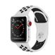 Ремешок ARM силиконовый Nike для Apple Watch 38/40 mm platinum/black фото