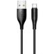 USB Cable Usams US-SJ267 Round U18 Type-C Black 1m