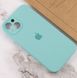 Чохол Silicone Case Full Camera Protective (AA) для Apple iPhone 13 (Бірюзовий / Marine Green)
