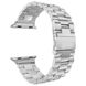 Ремінець Stainless Stee для Apple Watch 38 / 40mm металевий сріблястий ARM Series 6 5 4 3 2 1 Silver