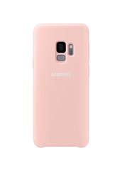 Чехол силиконовый soft-touch Silicone Cover для Samsung Galaxy S9 Plus розовый Pink фото