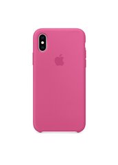 Чохол силіконовий soft-touch Apple Silicone case для iPhone X / Xs рожевий Dragon Fruit фото