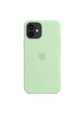 Чехол силиконовый soft-touch Apple Silicone case для iPhone 12/12 Pro зеленый Pistachio фото