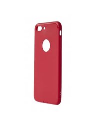 Чехол пластиковый с прорезями и вырезом для Iphone 7 (red) фото