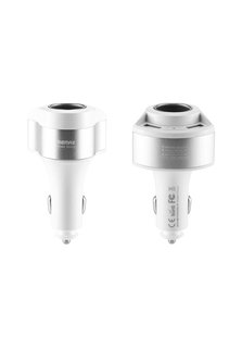 Автомобильная зарядка Remax RCC218 на 2 USB порта 4.8A white фото