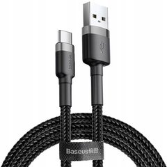 Кабель USB to USB Type-C Baseus (CATKLF-CG1) 2 метра чорний Black фото