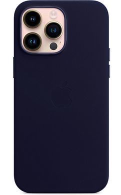 Чехол Leather Case with Magsafe для Apple iPhone 13 Pro Dark cherry фото