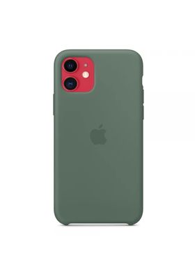Чехол силиконовый soft-touch ARM Silicone case для iPhone 11 зеленый Pine Green фото
