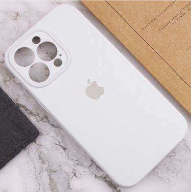 Чохол Silicone Case Full Camera Protective (AA) для Apple iPhone 14 Pro Max (Білий / White) фото