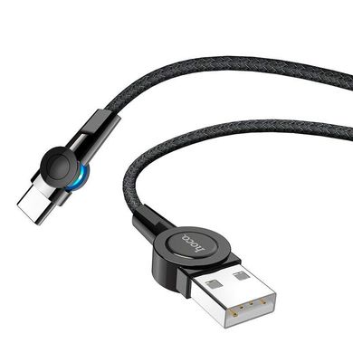 Кабель USB to USB Type-C Hoco S8 магнітний 1 метр чорний Black фото