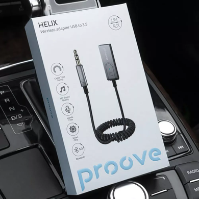 Автомобільний Аудіо Bluetooth Адаптер Proove Helix Metalic Gray фото