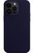 Чехол Leather Case with Magsafe для Apple iPhone 13 Pro Midnight Blue AAA