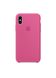 Чохол силіконовий soft-touch Apple Silicone case для iPhone X / Xs рожевий Dragon Fruit фото