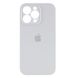 Чехол Silicone Case Full Camera Protective (AA) для Apple iPhone 14 Pro Max (Белый / White)