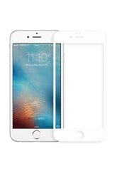 Защитное стекло для iPhone 6 Plus/6s Plus CAA 3D с закругленными краями белая рамка White фото