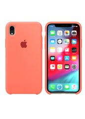 Чохол силіконовий soft-touch RCI Silicone case для iPhone Xr помаранчевий Peach фото