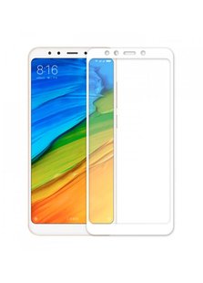 Защитное стекло с рамкой для Xiaomi Redmi 5(white) фото