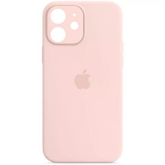 Чохол Silicone Case Full Camera Protective AA для Apple iPhone 12 Chalk Pink фото