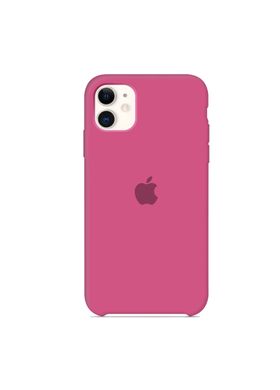 Чохол силіконовий soft-touch ARM Silicone Case для iPhone 11 рожевий Dragon Fruit фото
