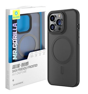 Чохол Blueo Frosted Anti-Drop Case with MagSafe для iPhone 14 Plus Black фото