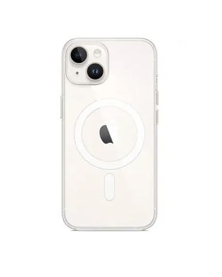 Чохол пластиковий ARM для iPhone 14 with MagSafe прозрачный Clear фото