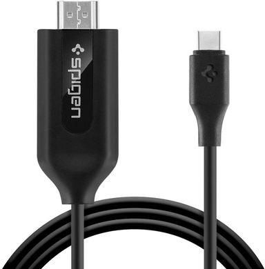 Кабель Spigen Essential C20CH USB-C to HDMI 2 метра черный Black фото