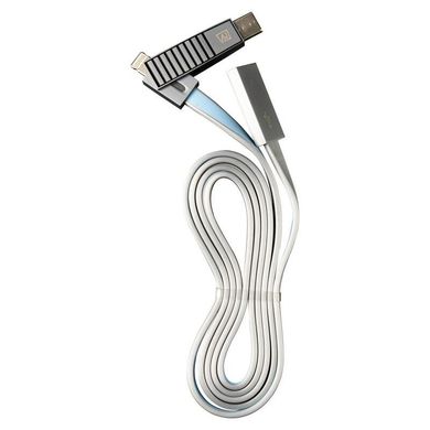 Кабель Lightning / MicroUSB / Type-C to USB Remax RC-072th 3in1 1 метр блакитний Blue фото