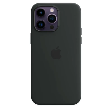 Чохол Apple Silicone case with MagSafe для iPhone 14 Pro Midnight ААА фото