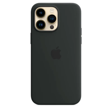 Чохол Apple Silicone case with MagSafe для iPhone 14 Pro Midnight ААА фото