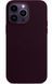 Чехол Leather Case with Magsafe для Apple iPhone 13 Pro Dark cherry