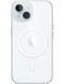 Чехол Clear Case with MagSafe для Apple iPhone 15 Elderberry AAA фото