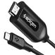 Кабель Spigen Essential C20CH USB-C to HDMI 2 метра чорний Black