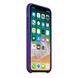 Чехол силиконовый soft-touch ARM Silicone case для iPhone Xr фиолетовый Ultra Violet