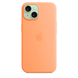 Чохол Apple Silicone case with MagSafe для iPhone 15 Orange Sorbet AAA