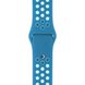 Ремешок силиконовый Nike для Apple Watch 38/40 mm (blue/blue)