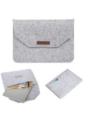 Фетровий чохол-конверт для MacBook 15.4 сірий ARM захисний Gray фото
