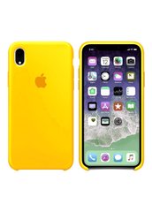 Чохол силіконовий soft-touch RCI Silicone case для iPhone Xr жовтий Canary Yellow фото