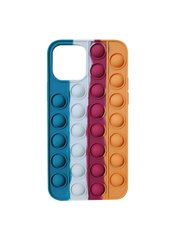 Чехол силиконовый Pop-it Case для iPhone 11 Pro синий Dark Blue фото