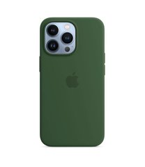 Чохол силіконовий soft-touch Apple Silicone case with MagSafe для iPhone 13 Pro Max Clover green фото