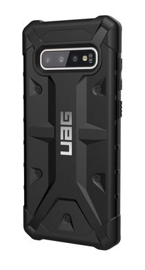 Чехол противоударный UAG Pathfinder для Samsung Galaxy S10 Plus черный ТПУ+пластик Black фото