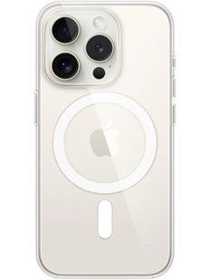 Чохол Clear Case with MagSafe для Apple iPhone 15 Pro Elderberry AAA фото