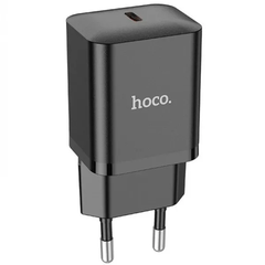 Мережевий зарядний пристрій Hoco N27 20W Type-C Black фото